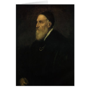 Autoportrait par Titien, Art Renaissance Vintage