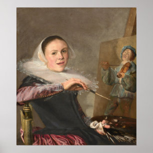 Autoportrait - Poster d'Art fin Judith Leyster