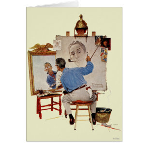 Autoportrait triple