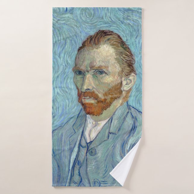 Autoportrait, Vincent van Gogh, 1889 (Serviette de bain)