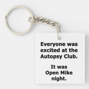 Autopsy Club Keychain