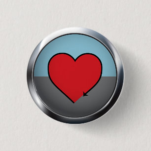 Autosexual 1 Inch Round Button