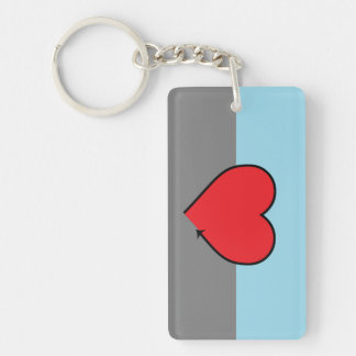Autosexual Pride Keychain