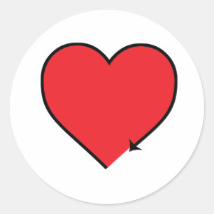 AUTOSEXUAL SYMBOL CLASSIC ROUND STICKER