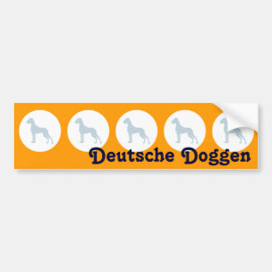 Autosticker Doggen Bumper Sticker
