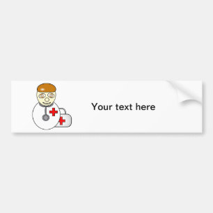 Autosticker - personalizable doctor bumper sticker