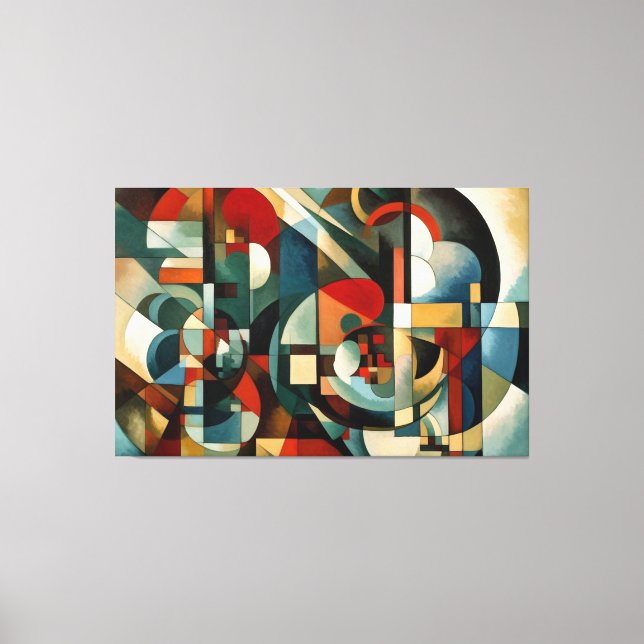 "Autour du cubisme" Grande toile enveloppée (Recto)