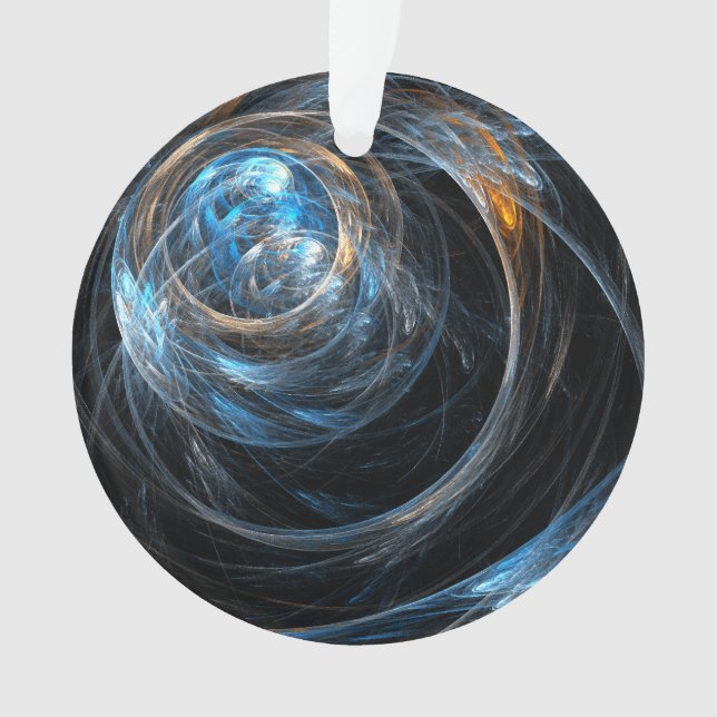 Autour du monde Abstrait Art Cercle acrylique (devant)