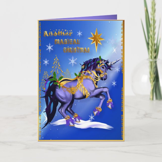 Autre carte de Noël magique (Devant)