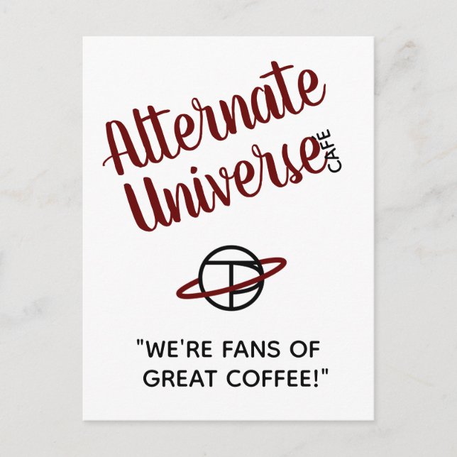 Autre carte postale Universe Café (Devant)