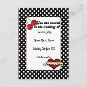 Autre invitation à un mariage Rockabilly