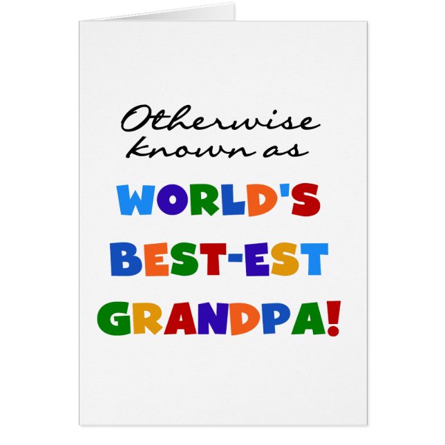 Autrement connu en tant que cadeaux du grand-papa (Devant)