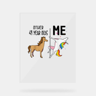 Autres Unicorne 49 Ans Anniversaire Et Moi Don Pou