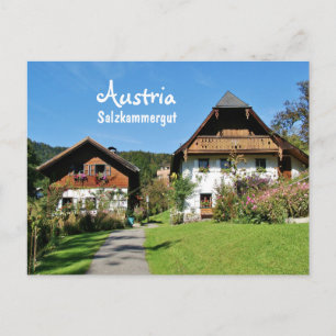 Autriche, Salzkammergut - Carte postale