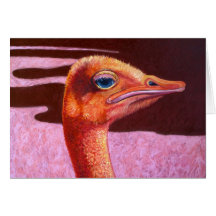 Autruche orange
