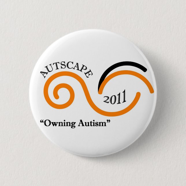 Autscape 2011 2 inch round button (Front)