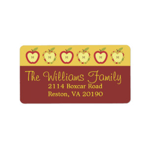 Autum Apples Labels