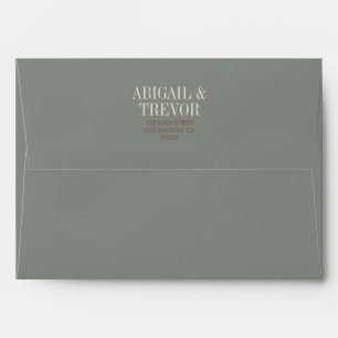 Autumb Bold and Retro Envelope