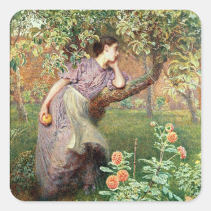 Autumn, 1865 square sticker