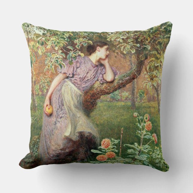 Autumn, 1865 throw pillow (Front)