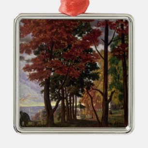 Autumn, 1918 metal ornament
