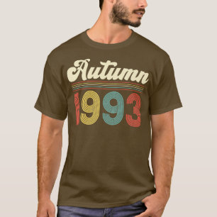 Autumn 199330th Birthday Retro Vintage Personalize T-Shirt
