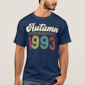 Autumn 199330th Birthday Retro Vintage Personalize T-Shirt