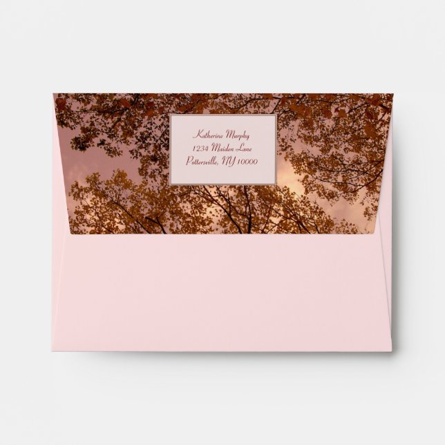 Autumn Abstract' Envelopes (Back (Top Flap))