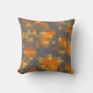 Autumn Abstract Throw Pillow