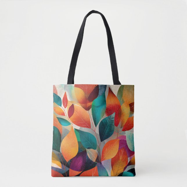 Autumn Abstract Tote Bag (Front)