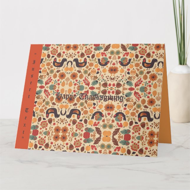 Autumn Abundance Card (Front)