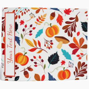 Autumn Abundance Custom Binder