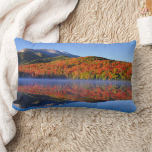 Autumn Adirondack Mountains New York Lumbar Pillow