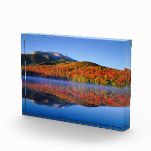 Autumn Adirondack Mountains New York Photo Block