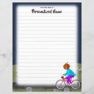 Autumn Adventure - Lined Paper Sheet