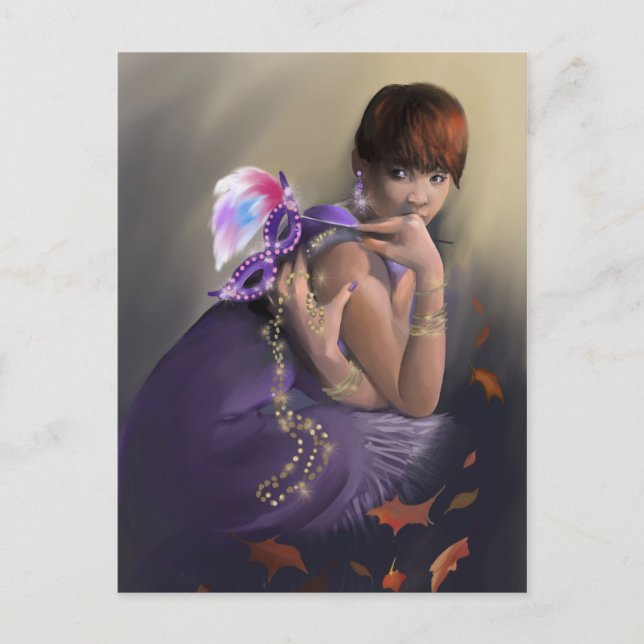 Autumn Allure Postcard (Front)