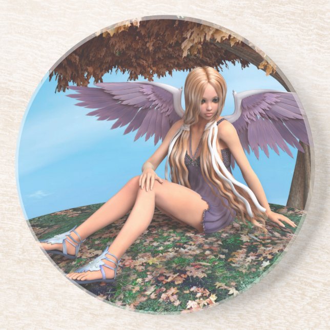 Autumn Angel Coaster (Front)