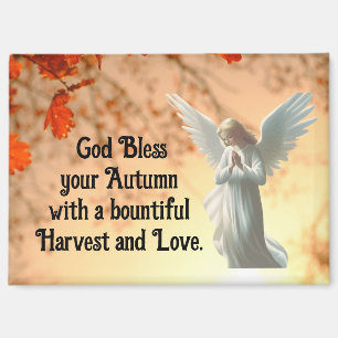 Autumn Angel Praying Magnet