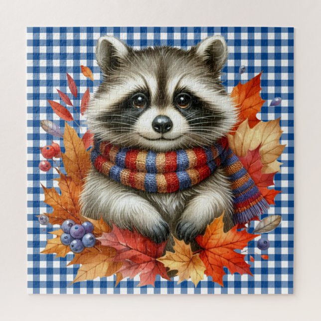 Autumn Animals Puzzle (Vertical)