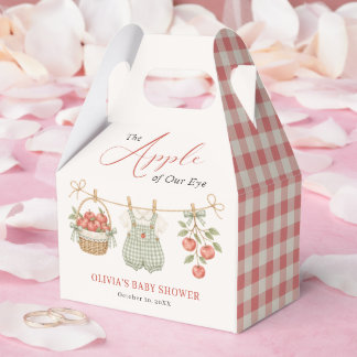 Autumn Apple Baby Clothesline Baby Shower Favor Box