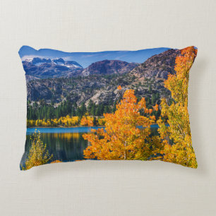 Autumn around June Lake, California Decorative Pillow