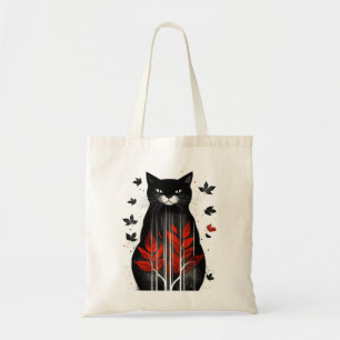 Autumn  Art Cat  Tote Bag