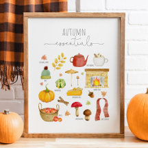 Autumn art print - wall art decor