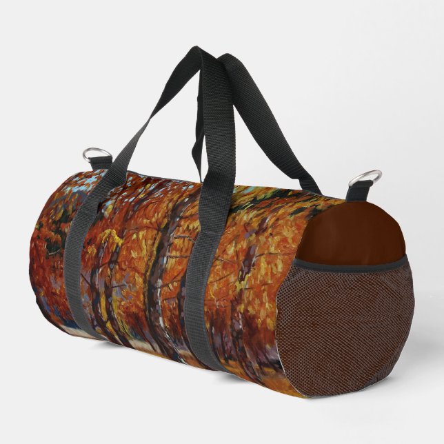 Autumn Aspen Medley – Orange, Red, Yellow, & Blue Duffle Bag (Right Corner)