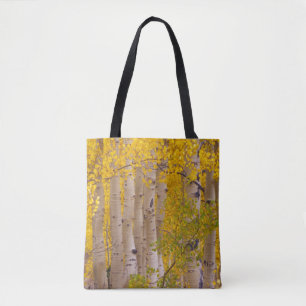 Autumn aspens in Kebler Pass in Colorado Tote Bag
