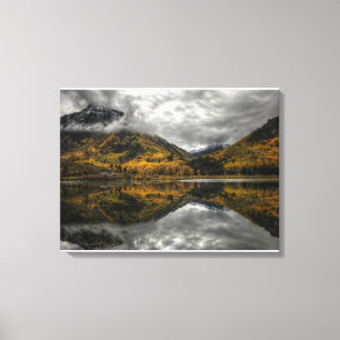 Autumn at Beaver Lake in Marble, Colorado Canvas Print