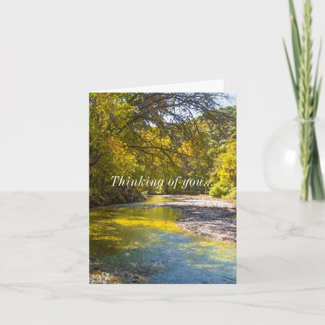 Autumn At Busiek Painterly Thinking Of You Card (Front)