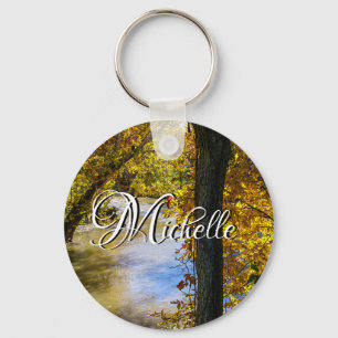 Autumn At James River Bend Keychain