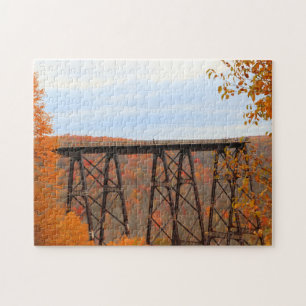 Autumn At Kinzua Bridge Puzzle