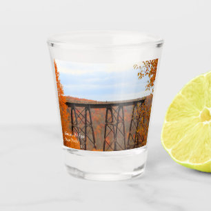 Autumn At Kinzua Bridge Souvenir Shot Glass